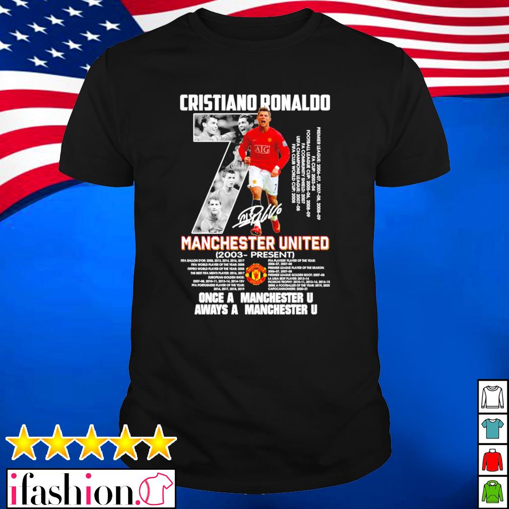 Cristiano Ronaldo CR7 back to Manchester United here we go T-shirt –  Emilytees