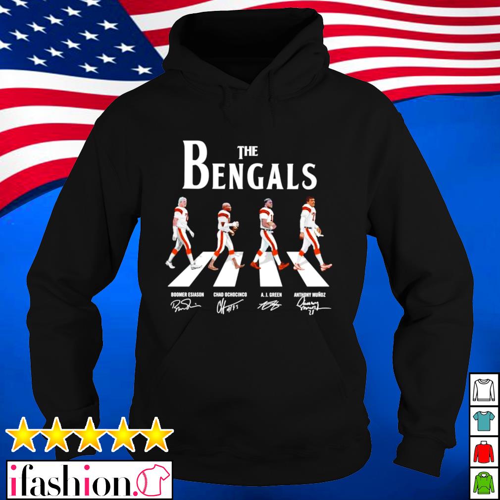 The Cincinnati Bengals Abbey Road Signatures Mug, hoodie, sweater, long  sleeve and tank top