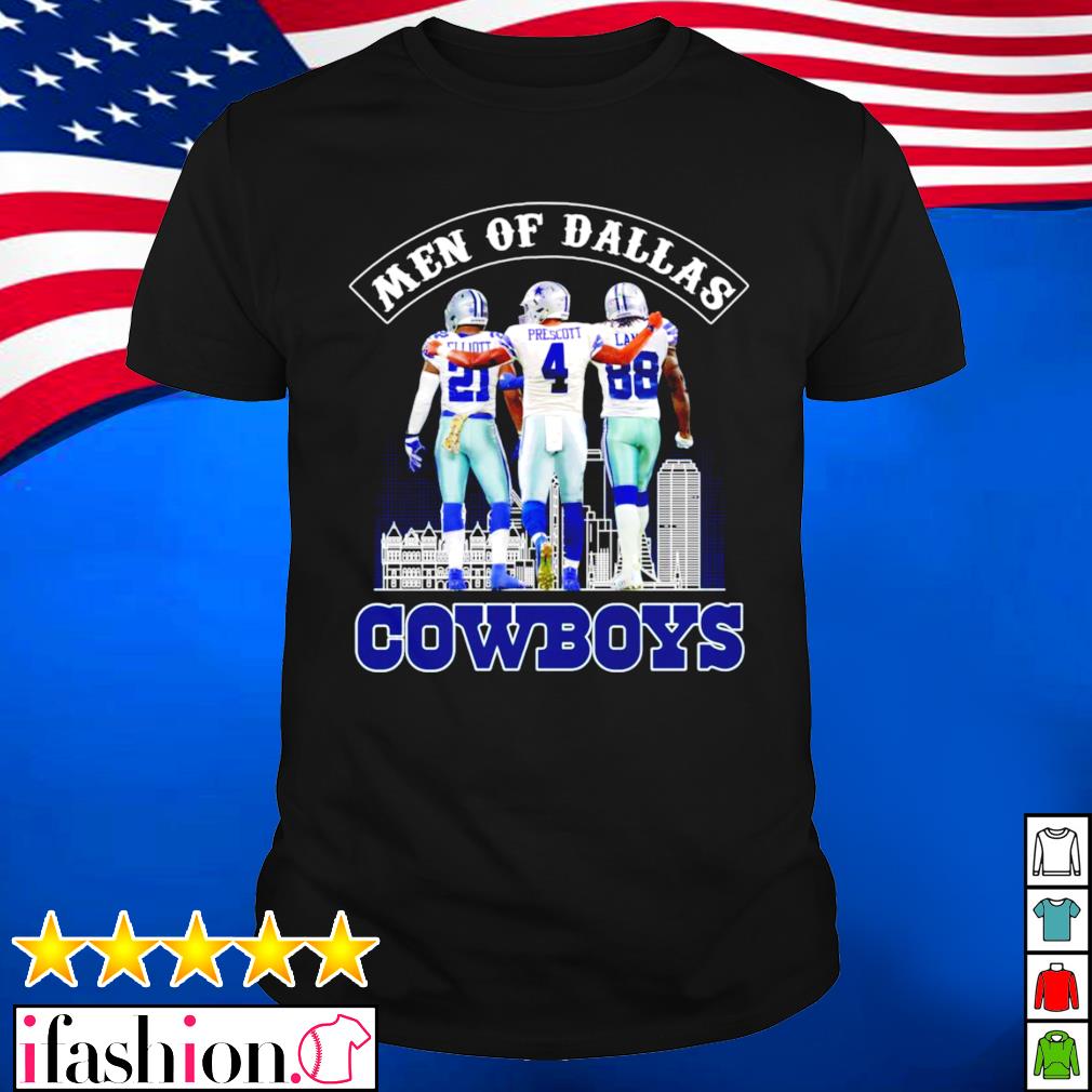 Elliott, Prescott And Lamb Men Of Dallas Cowboys Shirt, hoodie