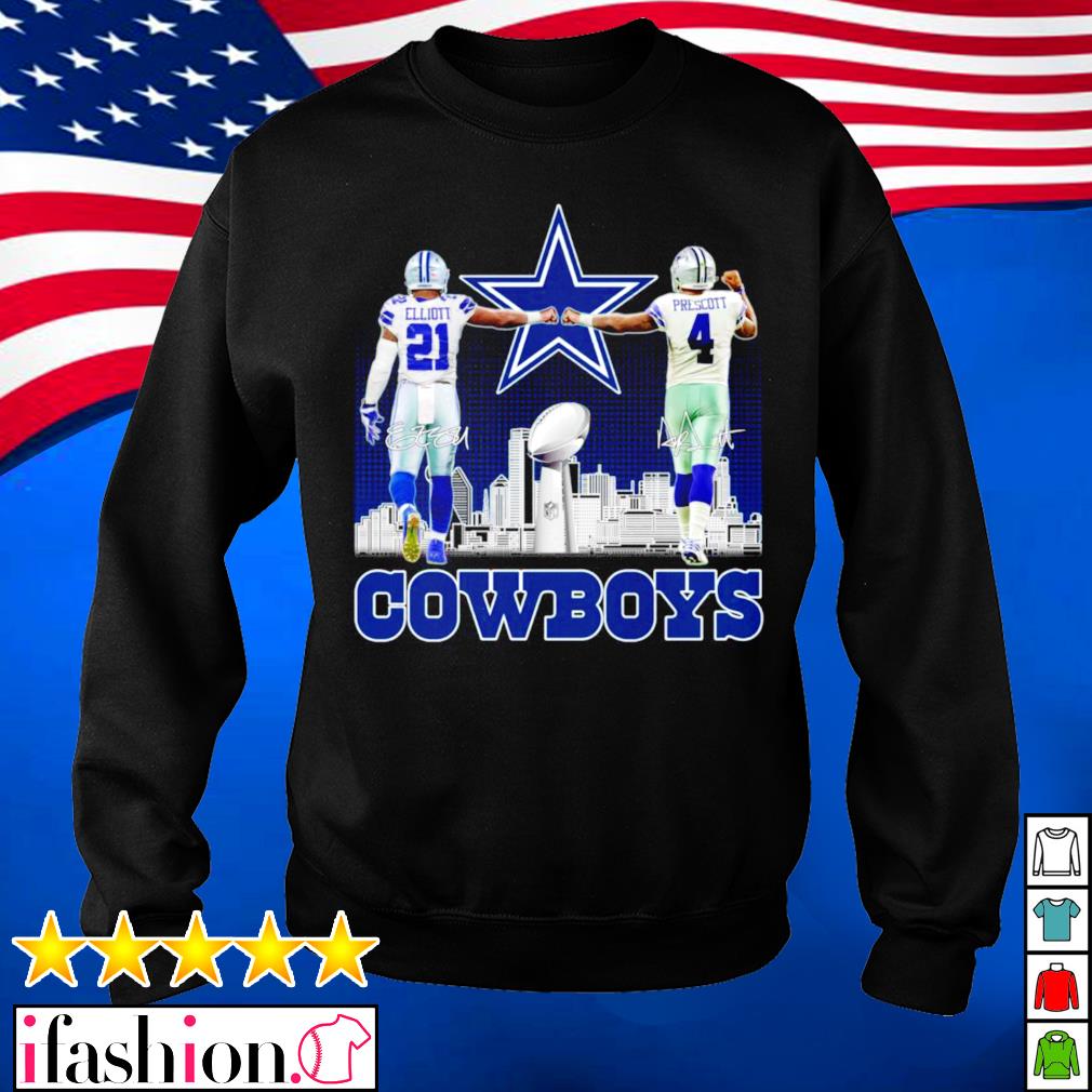 Dallas Cowboys Skyline Dak Prescott Cowboy Shirt, hoodie, sweater, long  sleeve and tank top