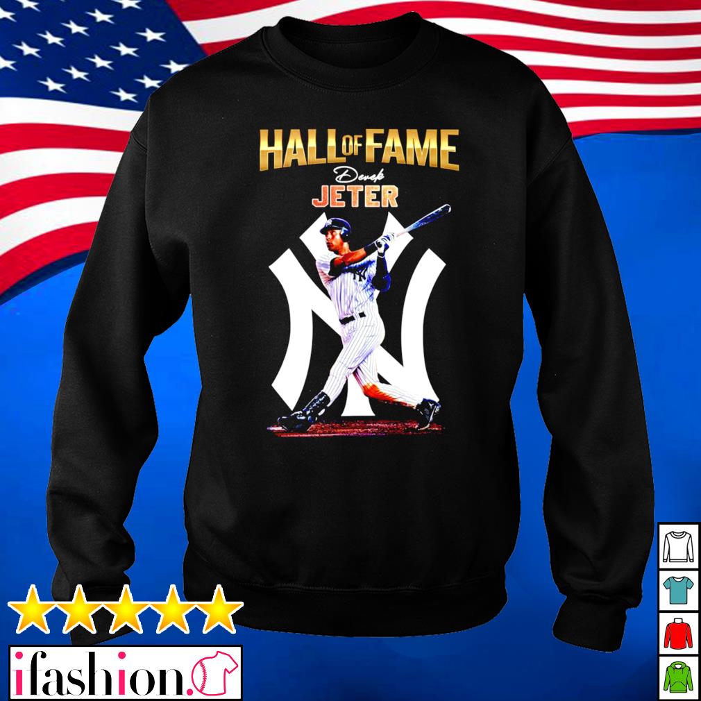 New York Yankees Derek Jeter hall of fame signature shirt, hoodie, sweater,  long sleeve and tank top