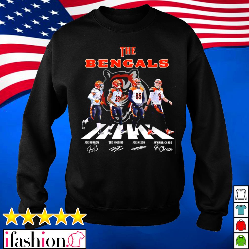 The Cincinnati Bengals Abbey Road Signatures T-Shirt, hoodie, sweater, long  sleeve and tank top