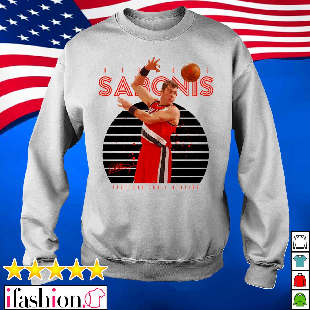 Arvydas Sabonis Portland Trail Blazer Basketball shirt - Dalatshirt