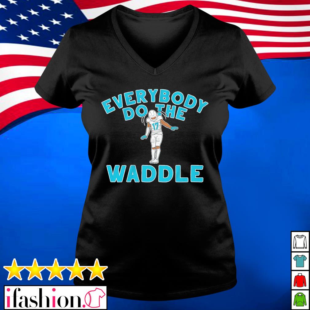 Printify Jaylen Waddle Waddle Shirt Black / 2XL