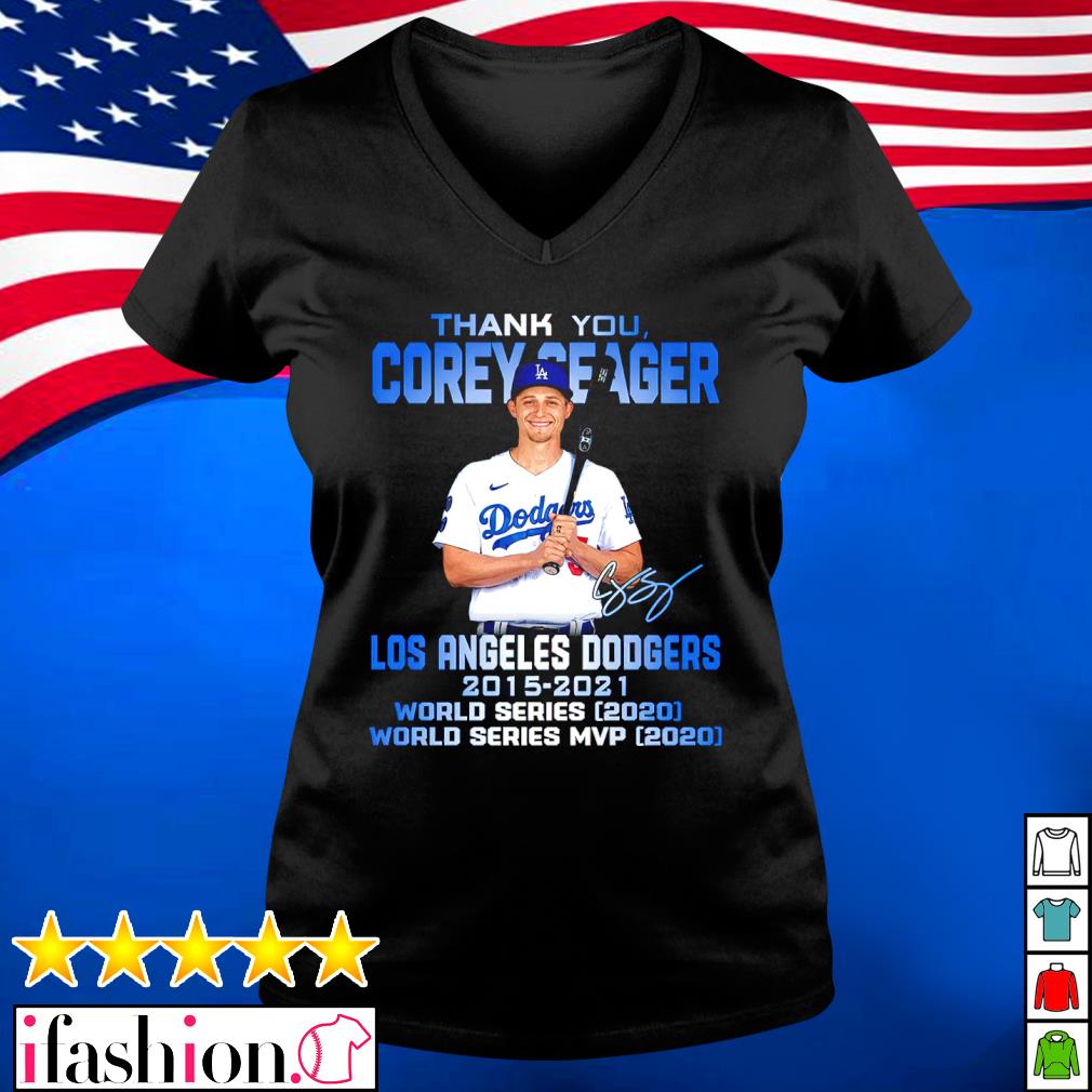 Thank You Corey Seager Los Angeles Dodgers 2015 2021 Signature