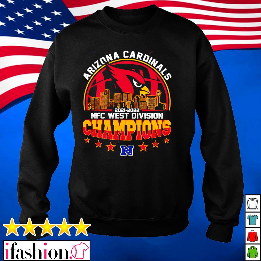 Arizona Cardinals Wins Champions 2022 NFC West Division Championship Shirt,  hoodie, sweater, long sleeve and tank top