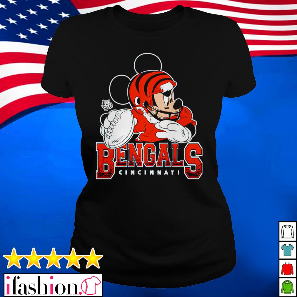 BEST Cincinnati Bengals Mickey Mouse Leather Shoulder Handbag • Shirtnation  - Shop trending t-shirts online in US