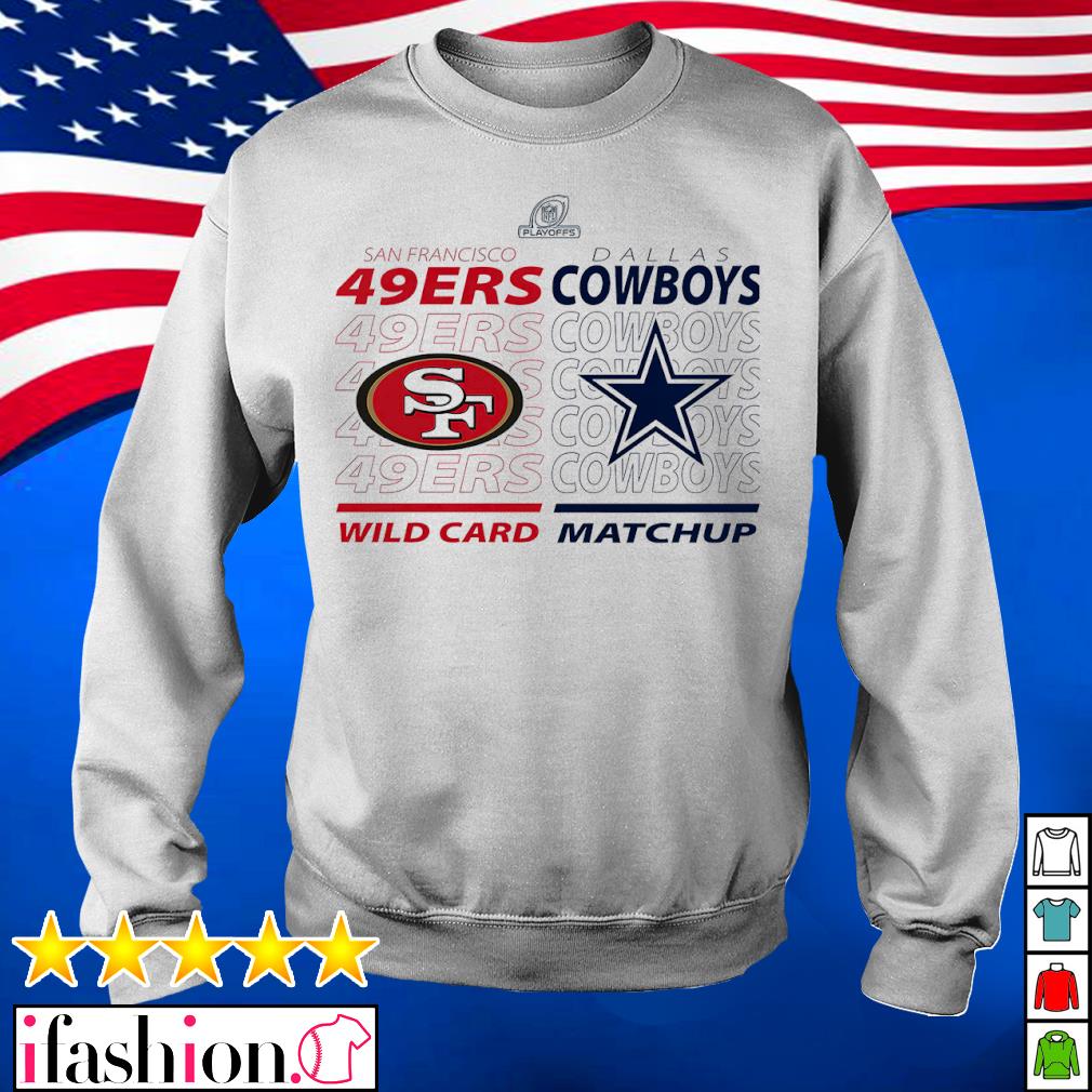 Dallas Cowboys Vs San Francisco 49ers 2022 NFL Wild Card Matchup Classic  T-Shirt