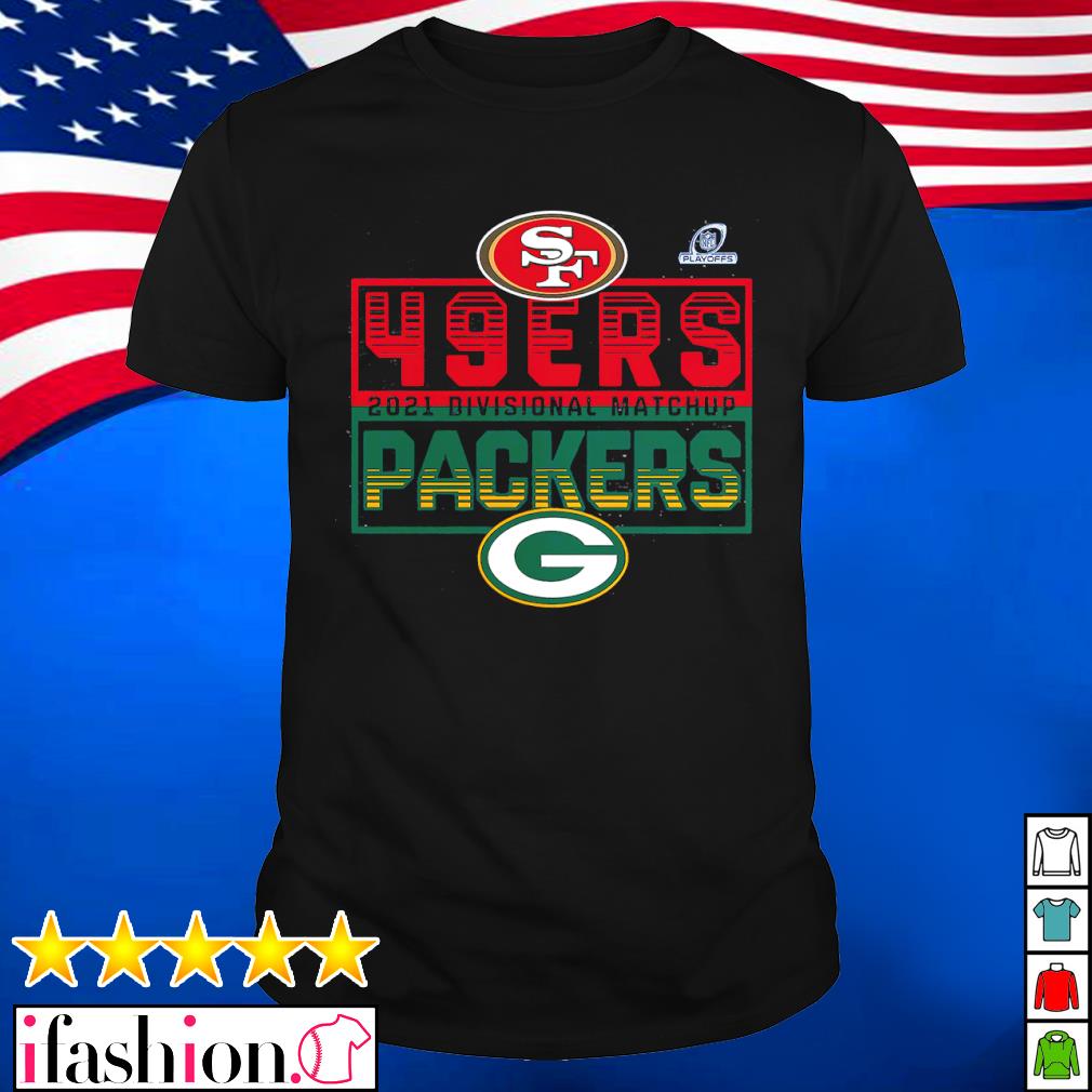 San Francisco 49ers Vs Green Bay Packers 2021 2022 Divisional Matchup NFL  T-Shirt, hoodie, sweater, long sleeve and tank top