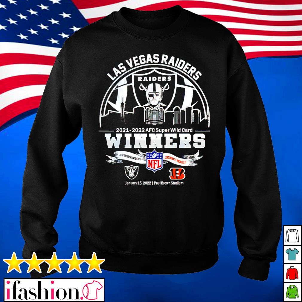 Cincinnati Bengals Vs Las Vegas Raiders 2022 NFL Wild Card Matchup shirt,  hoodie, sweater, long sleeve and tank top