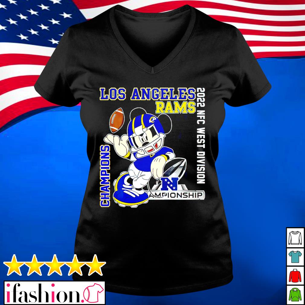 Los Angeles Rams 2021-2022 NFC West Division Champions NFL Mickey shirt,  hoodie, sweater, long sleeve and tank top