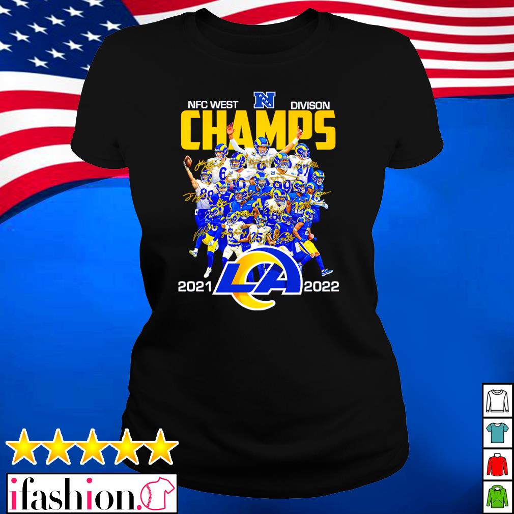 Rams 2021 nfc west division champions shirt, hoodie, sweater, long sleeve  and tank top