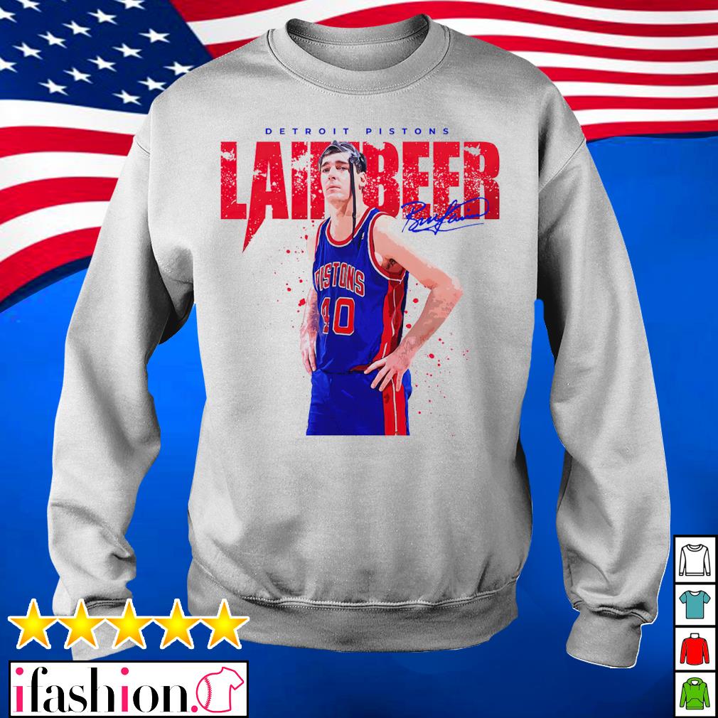 Bill Laimbeer Detroit Pistons Basketball signatures shirt, hoodie, sweater,  long sleeve and tank top