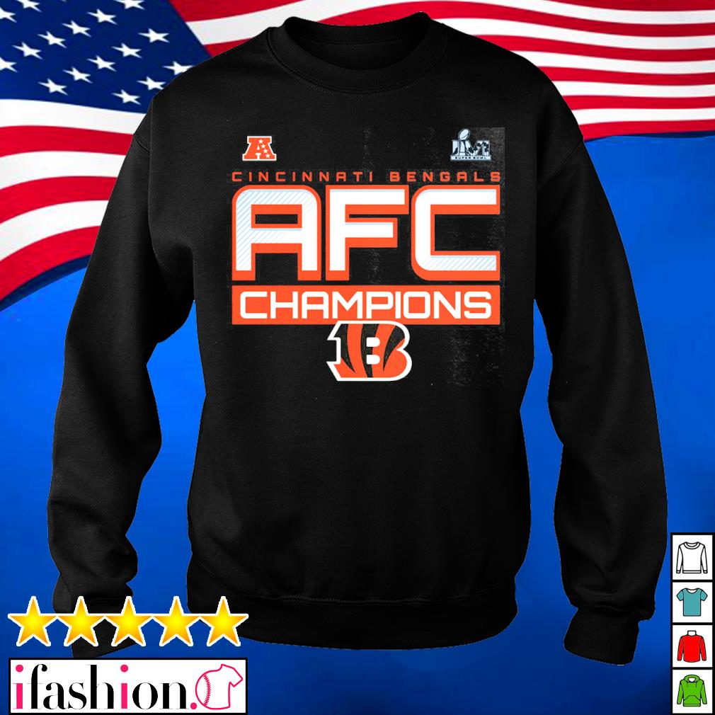 Cincinnati Bengals 2021 AFC Champions new shirt, hoodie, sweater, long  sleeve and tank top