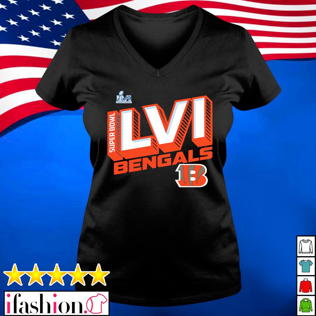 Official Cincinnati Bengals 2022 Super Bowl LVI Bound Tilted