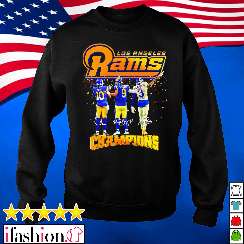 Odell Beckham Jr Los Angeles Rams Signature T-Shirt, hoodie, sweater, long  sleeve and tank top