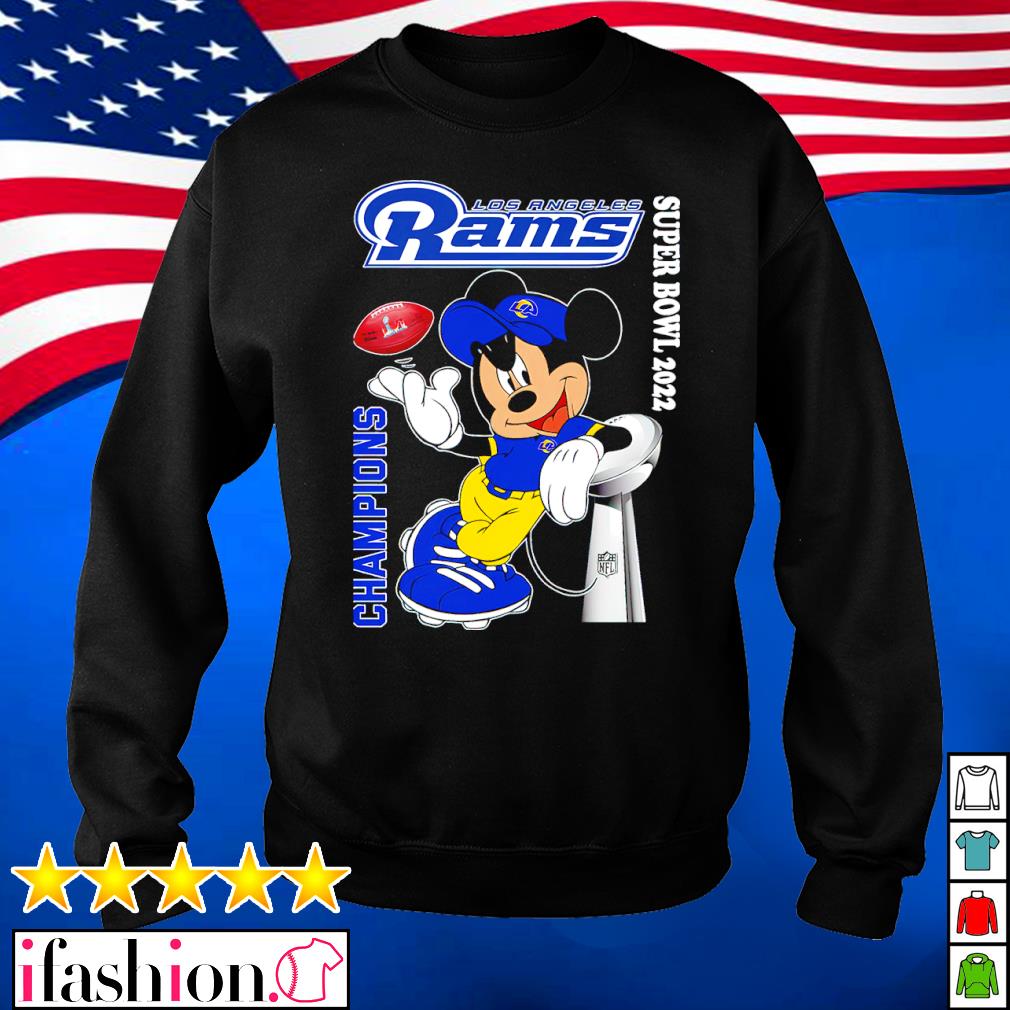 Disney Mickey Mouse Los Angeles Rams Champions 2021 2022 NFC Championship  shirt, hoodie, sweater, long sleeve and tank top