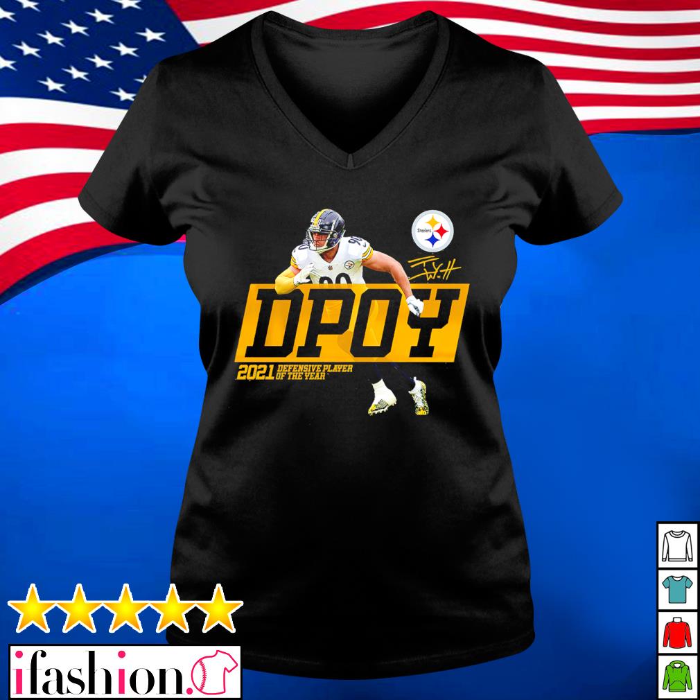 T.J. Watt #90 Pittsburgh Steelers 2022 Defensive Player Of The Year T-Shirt  HOT