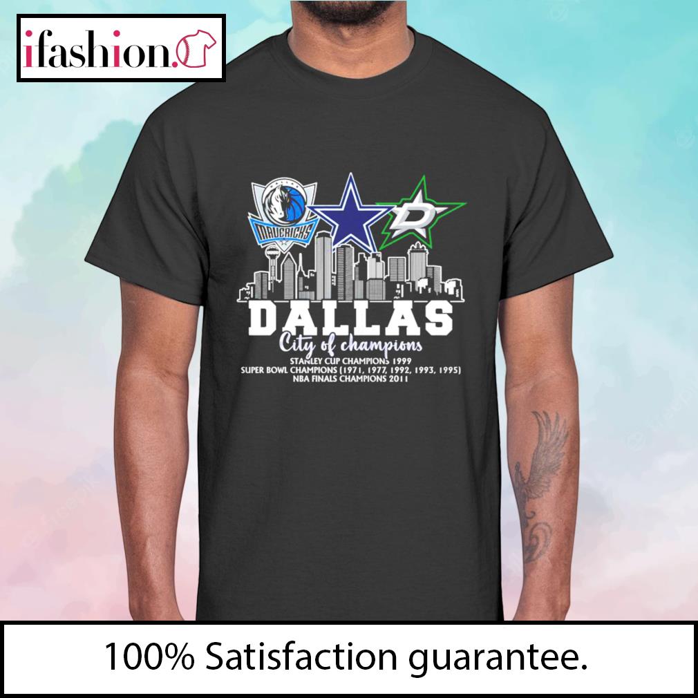 Emmitt Smith And Mike Modano Dallas City Of Champions Shirt - Shibtee  Clothing