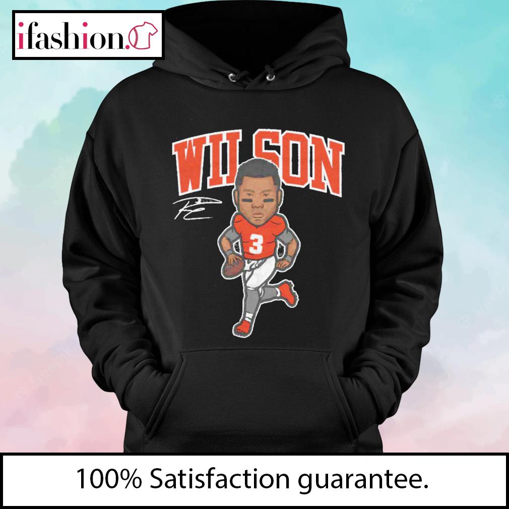 Russell Wilson Cartoon WHT Shirt, hoodie, sweater, long sleeve and