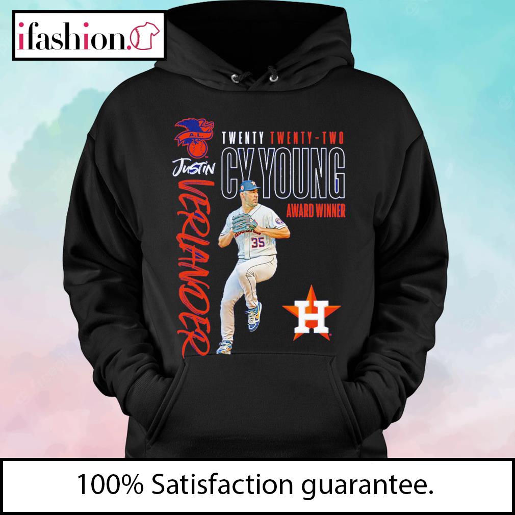 Justin Verlander Houston Astros 2022 AL Cy Young Award Winner Shirt,  hoodie, sweater, long sleeve and tank top