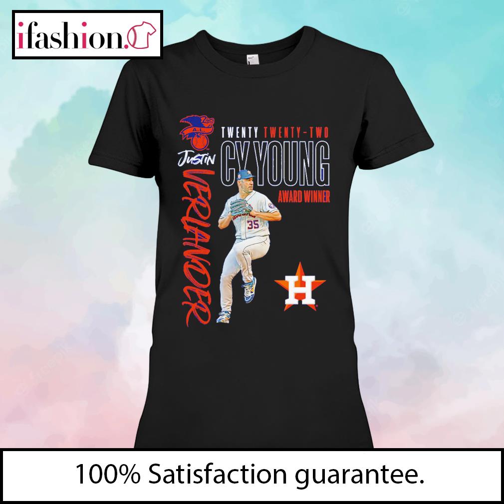 Justin Verlander Houston Astros 2022 AL Cy Young Award Winner Shirt,  hoodie, sweater, long sleeve and tank top