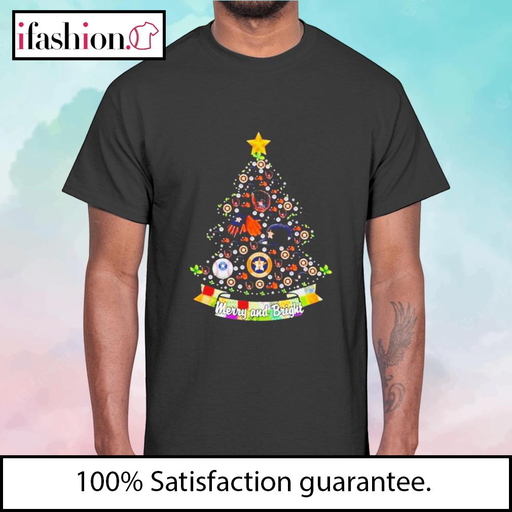 Merry And Bright Houston Astros MLB Christmas Tree Shirt