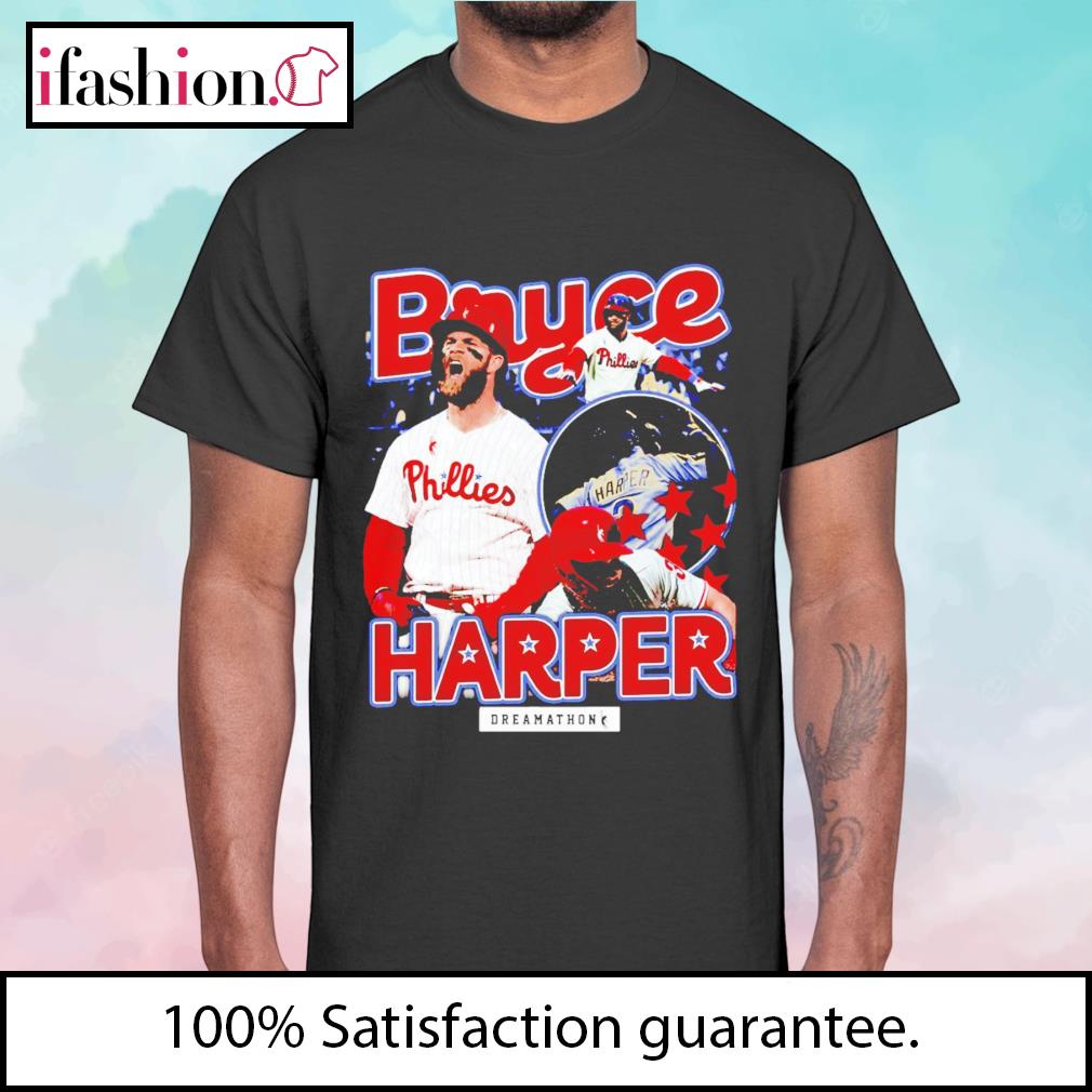 Vintage Bryce Harper Dreamathon Shirt Phillies World Series 2022 Shirt