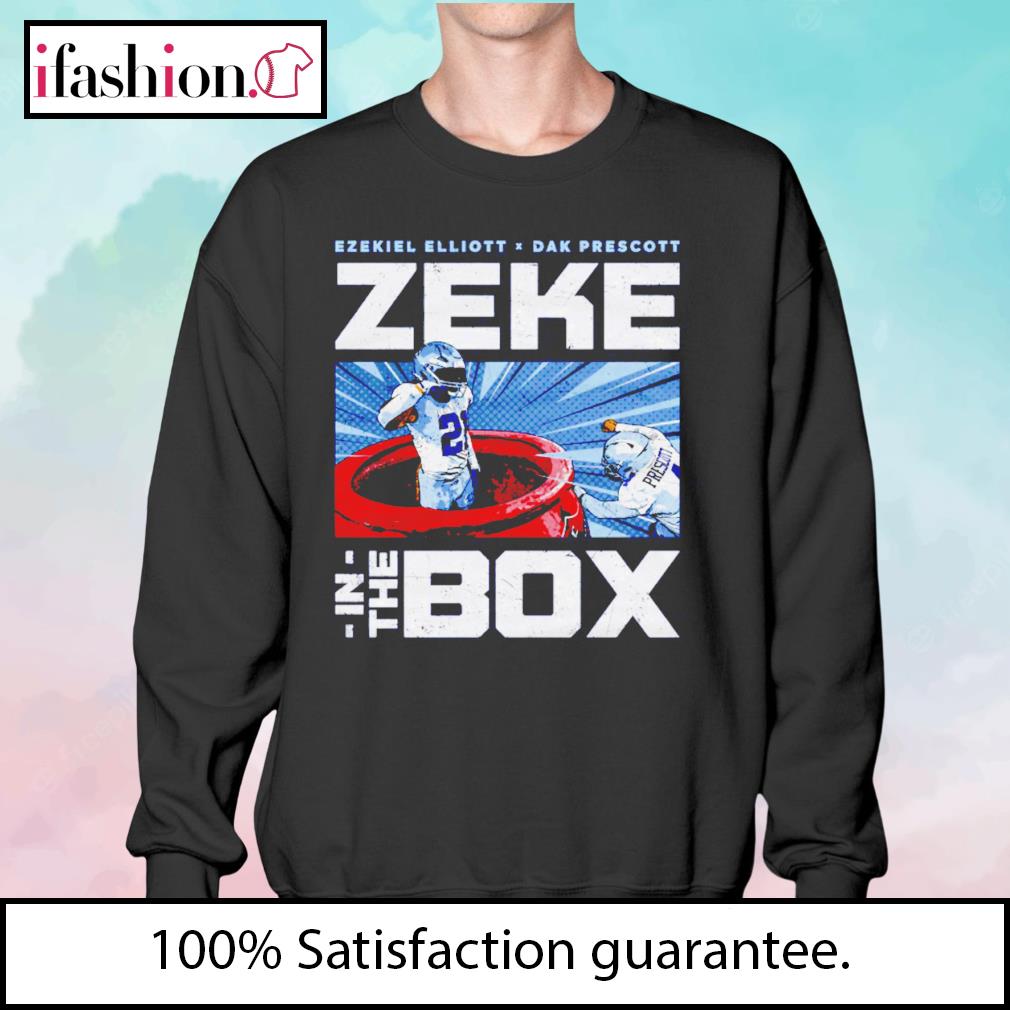 Original zeke In The box Ezekiel Elliott And Dak Prescott shirt, hoodie,  sweater, long sleeve and tank top