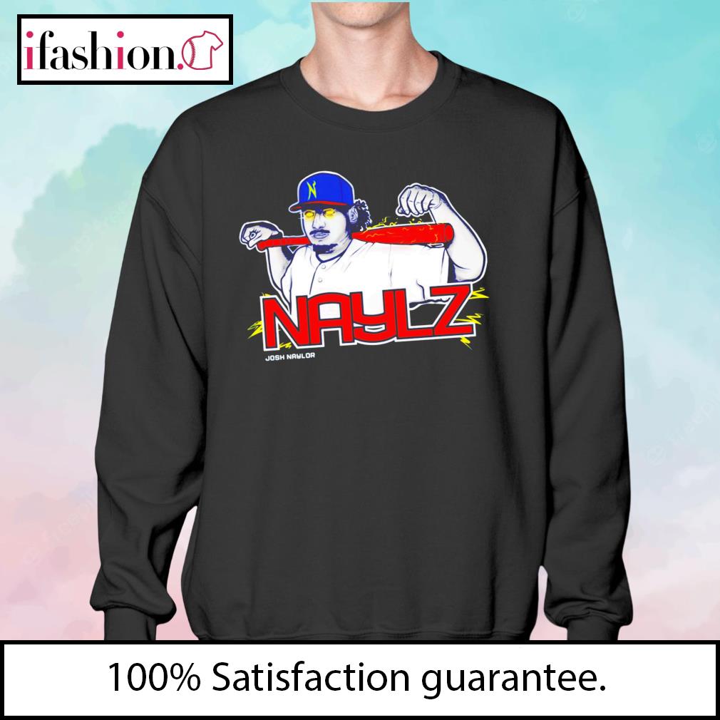 Josh Naylor Shirt Baseball The First Player in M.L.B History T-Shirt Hoodie  Long Sleeve Classic Shirt