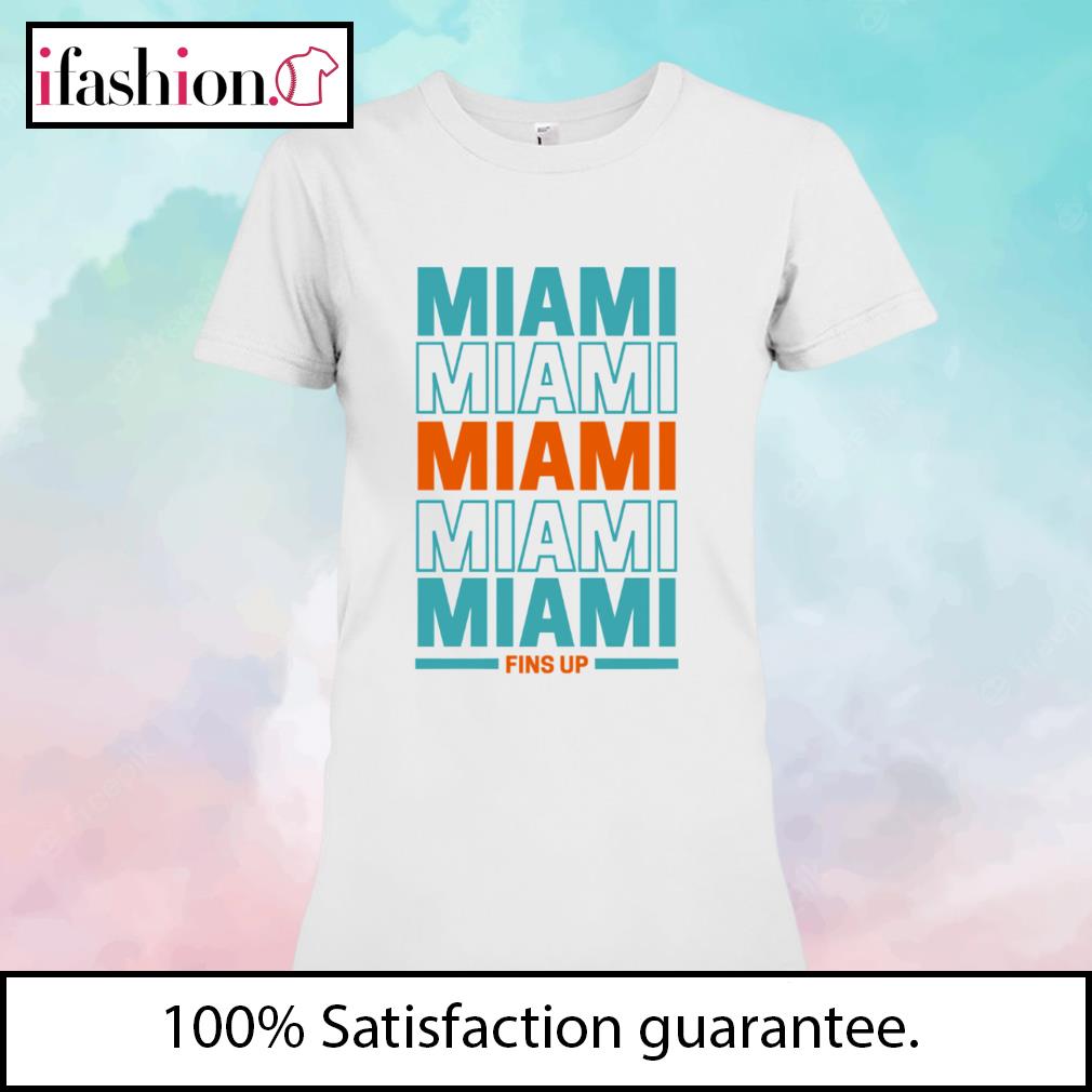 Miami Football Dolphins fins up shirt, hoodie, sweater, long sleeve and  tank top