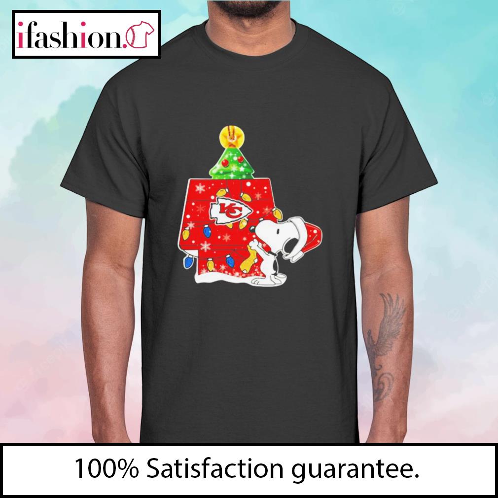 Kansas City Chiefs Santa Snoopy Brings Christmas To Town T-Shirt - T-shirts  Low Price