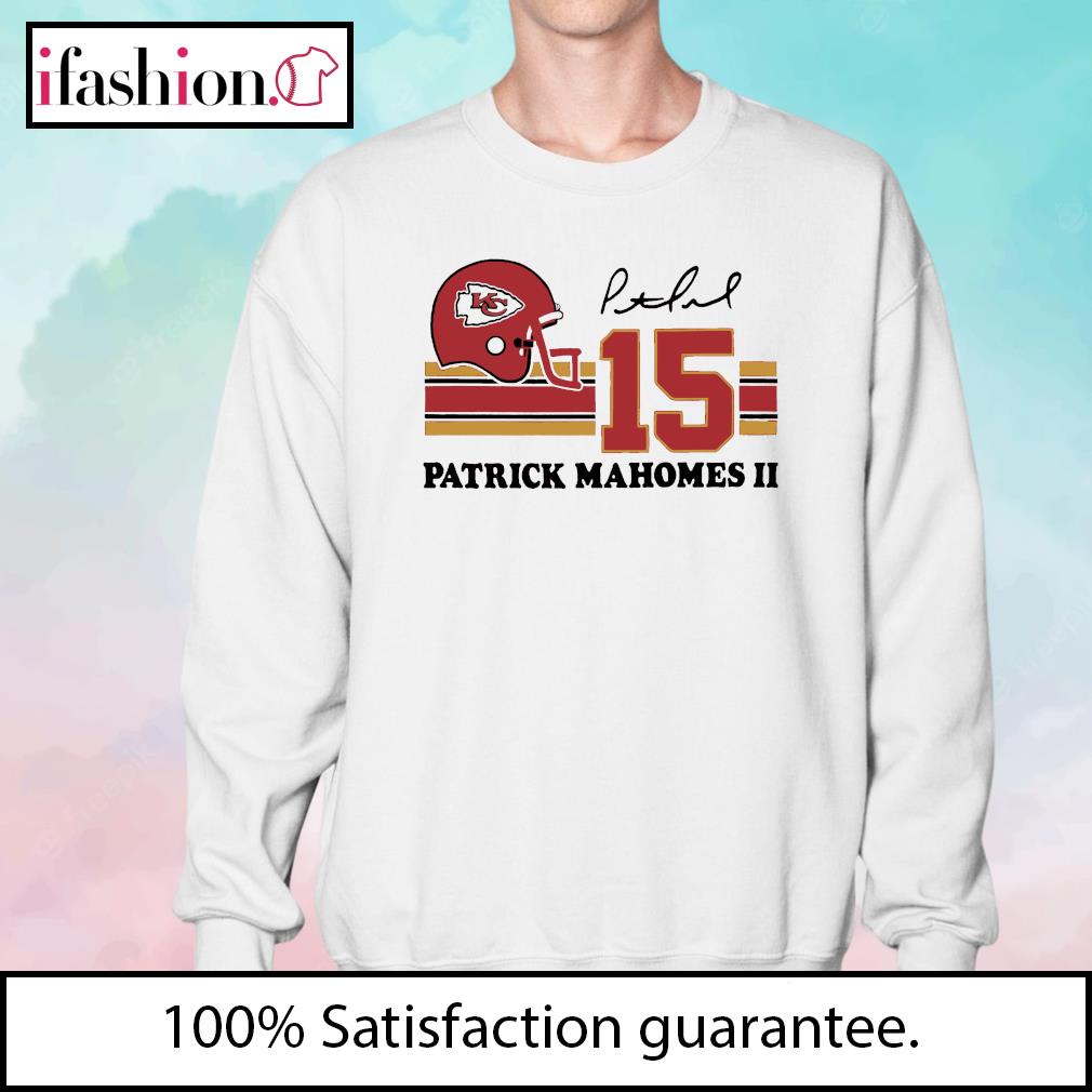 Kansas City Chiefs football Patrick Mahomes helmet signature logo shirt,  hoodie, sweater, long sleeve and tank top