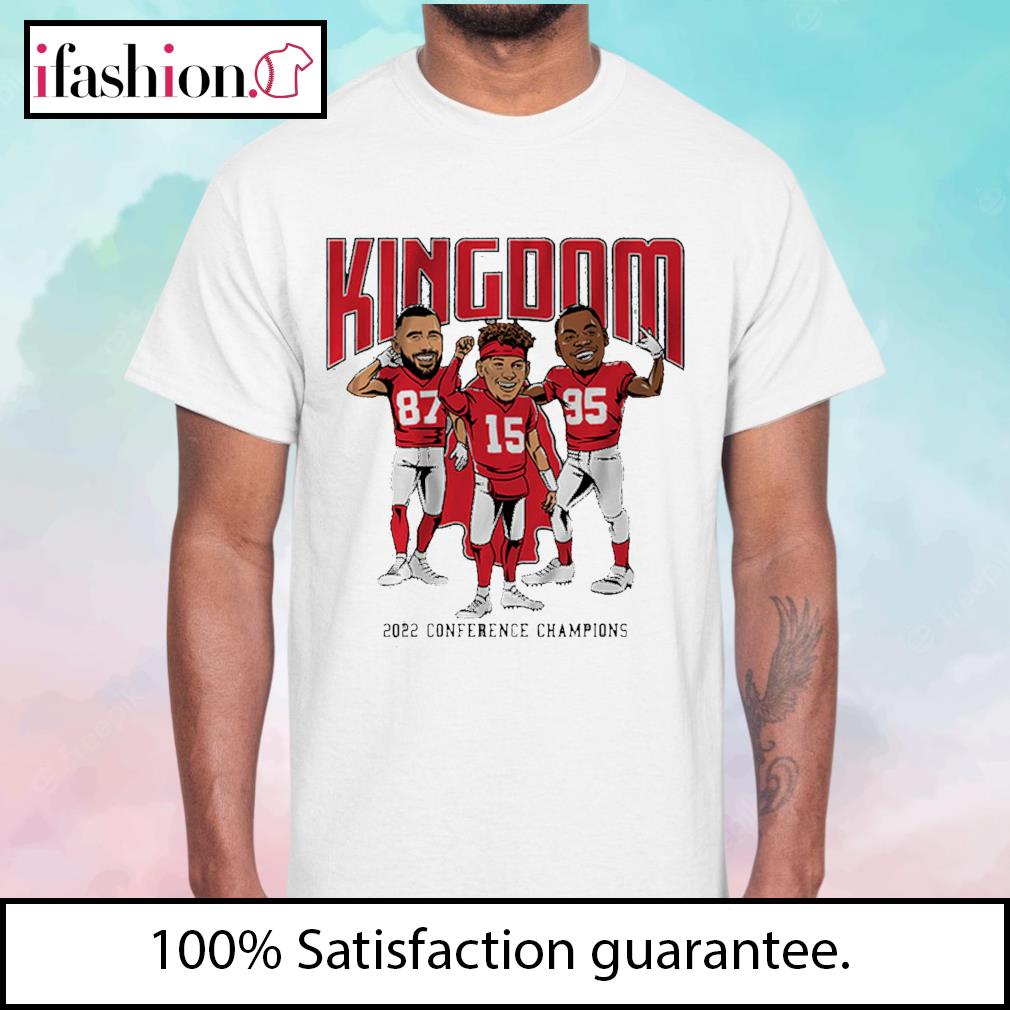 Patrick Mahomes, Travis Kelce, Chris Jones Conference Champions Caricatures  Kingdom T-Shirts, hoodie, sweater, long sleeve and tank top