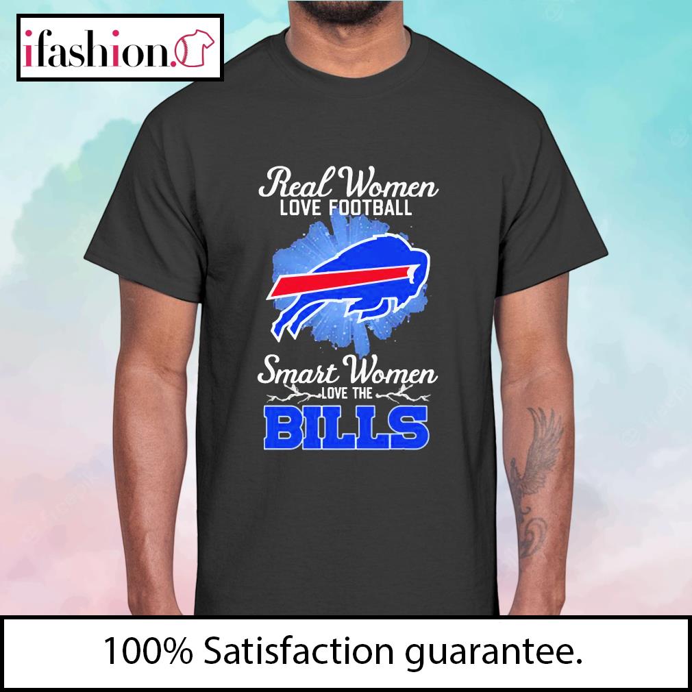 Official real Women Love Football Smart Women Love The Bills T