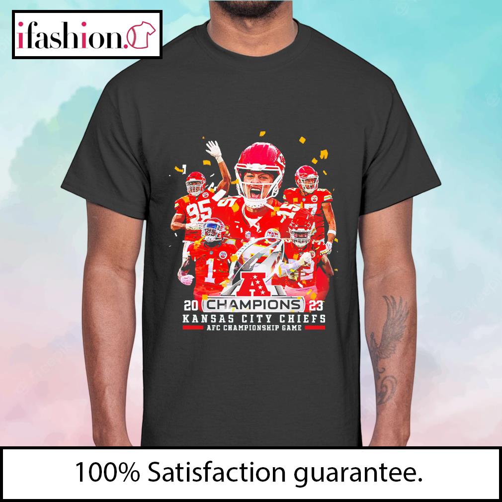 Kansas City Chiefs 2023 AFC Championship Game Champions signatures shirt,  hoodie, sweater, long sleeve and tank top