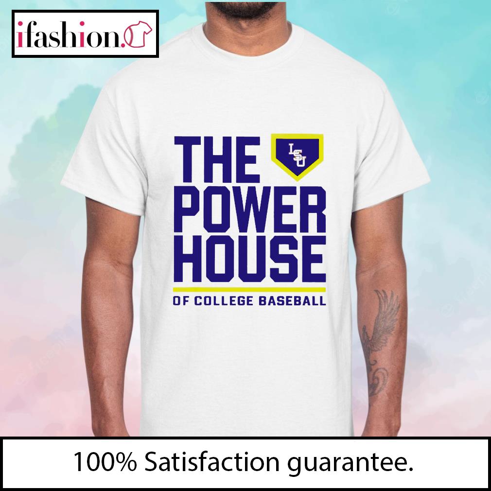 LSU Tigers the power house of college baseball shirt, hoodie