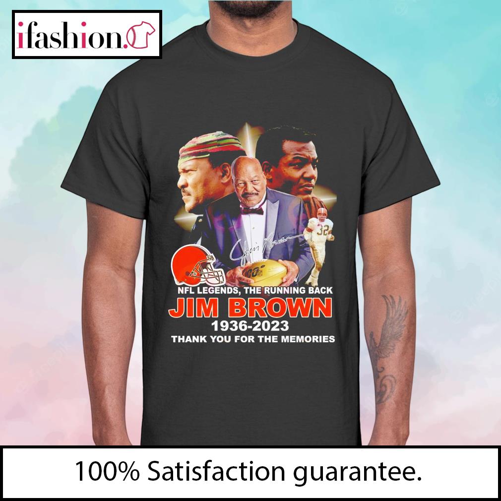 Jim brown 1936 2023 thank you for the memories T-shirt, hoodie, sweater,  long sleeve and tank top