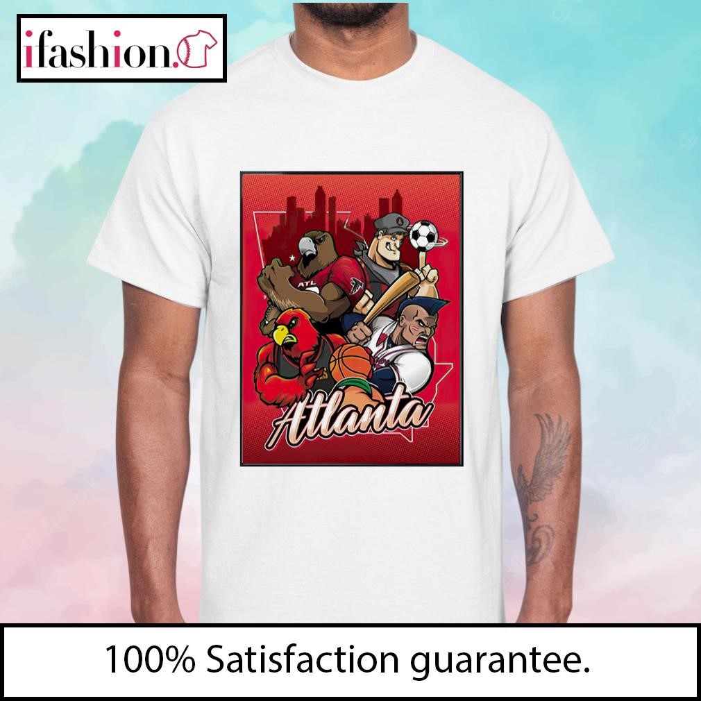 Genuine Merchandise Atlanta Braves Men's Lightweight Graphic Tee Shirt (Heather Navy, M)