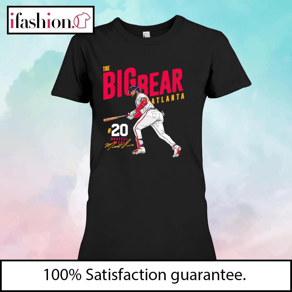 Marcell Ozuna Atlanta Braves The Big Bear Atlanta signature shirt - Limotees