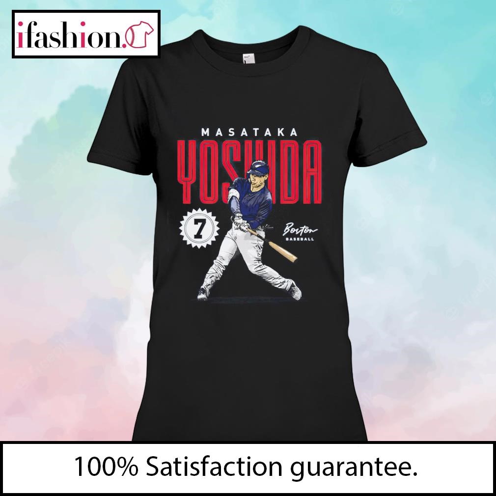 Official Masataka Yoshida Boston Card T-shirt Ladies Tee