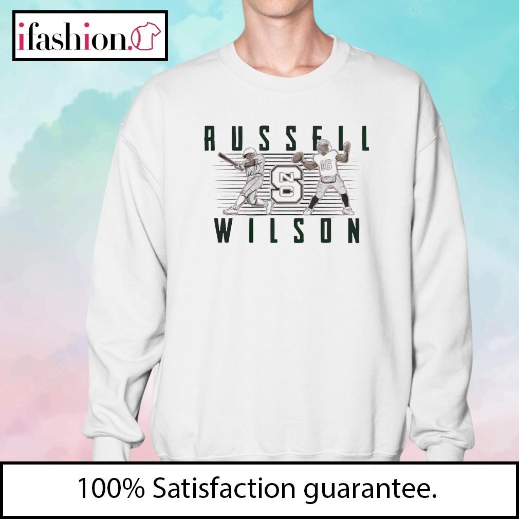 Russell Wilson Denver Broncos football and baseball art shirt, hoodie,  sweater and long sleeve