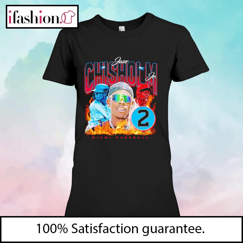 Official Number 2 Jazz Chisholm Miami Baseball Retro t-shirt