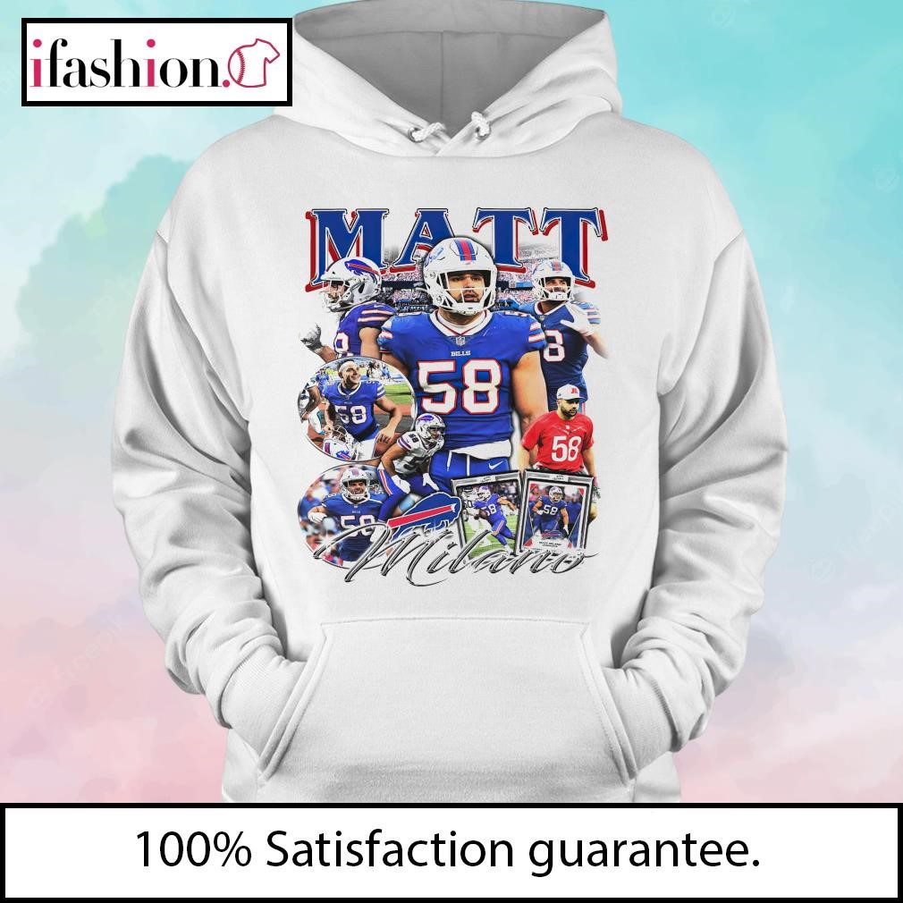 Matt Milano Buffalo Bills shirt, hoodie, sweater and long sleeve