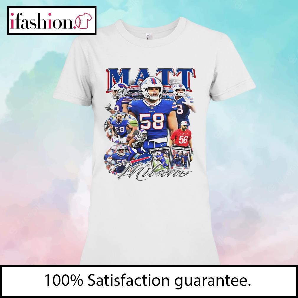 Official buffalo Bills NFL matt milano T-shirts, hoodie, tank top, sweater  and long sleeve t-shirt