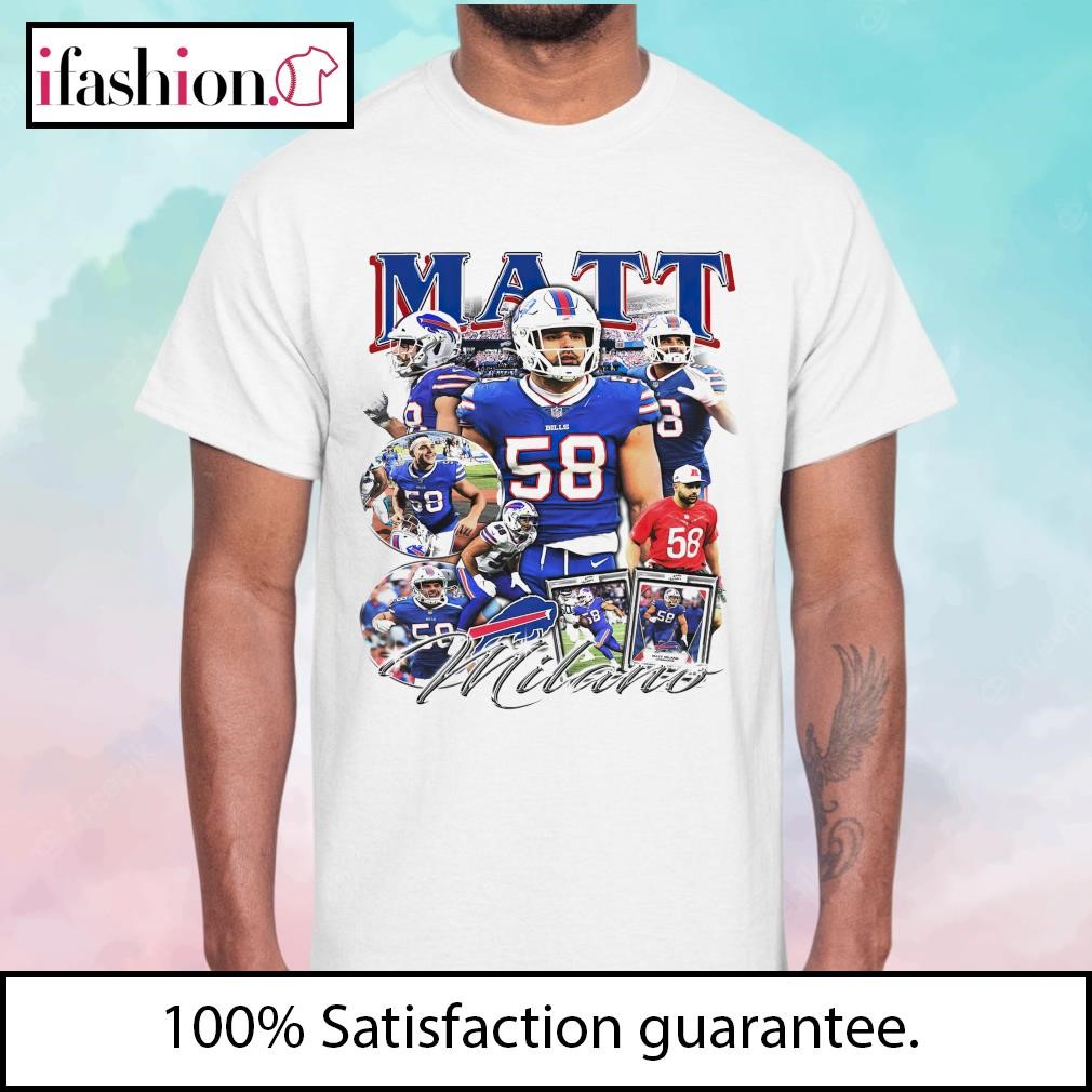 Matt Milano Buffalo Bills shirt, hoodie, sweater and long sleeve