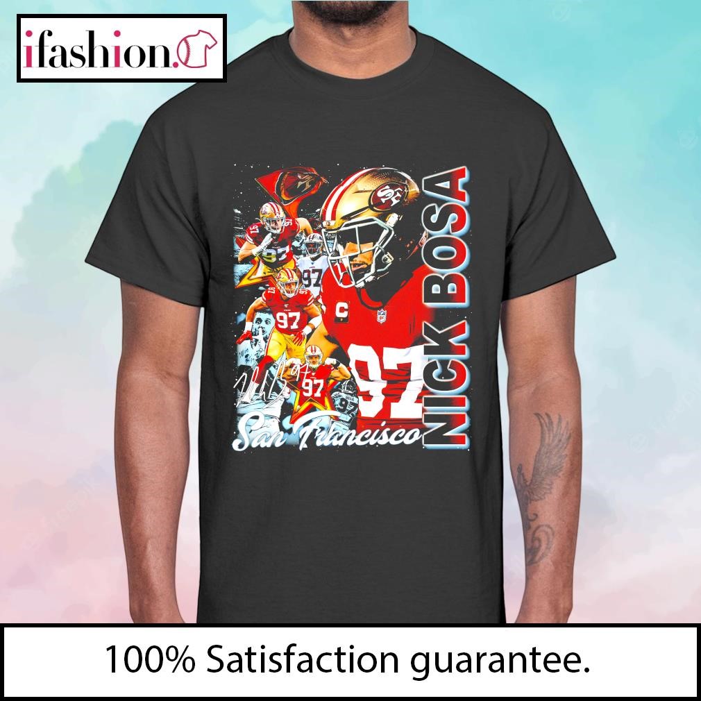 FREE shipping Bosa Then And Now Nick Bosa San Francisco 49ers NFL Shirt,  Unisex tee, hoodie, sweater, v-neck and tank top