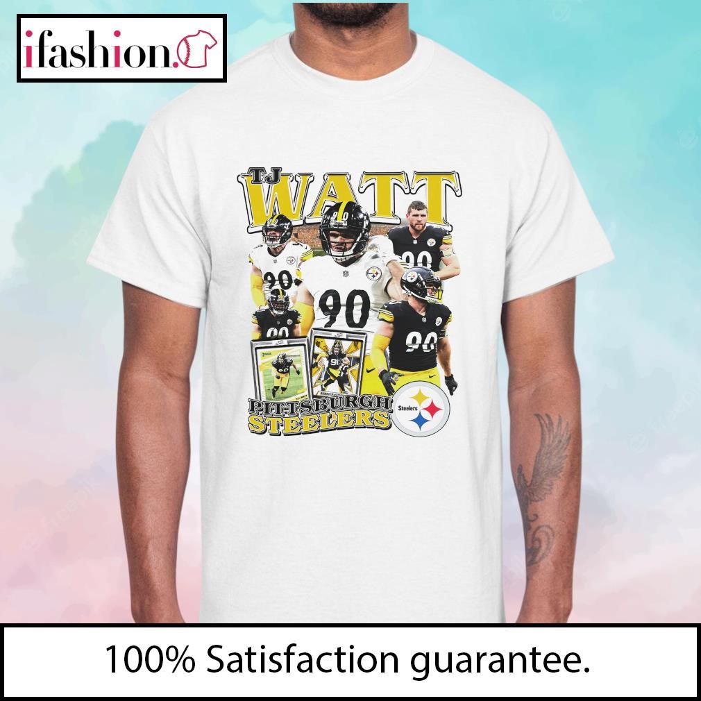 TJ Watt 90 Pittsburgh Steelers retro shirt, hoodie, sweater, long sleeve  and tank top