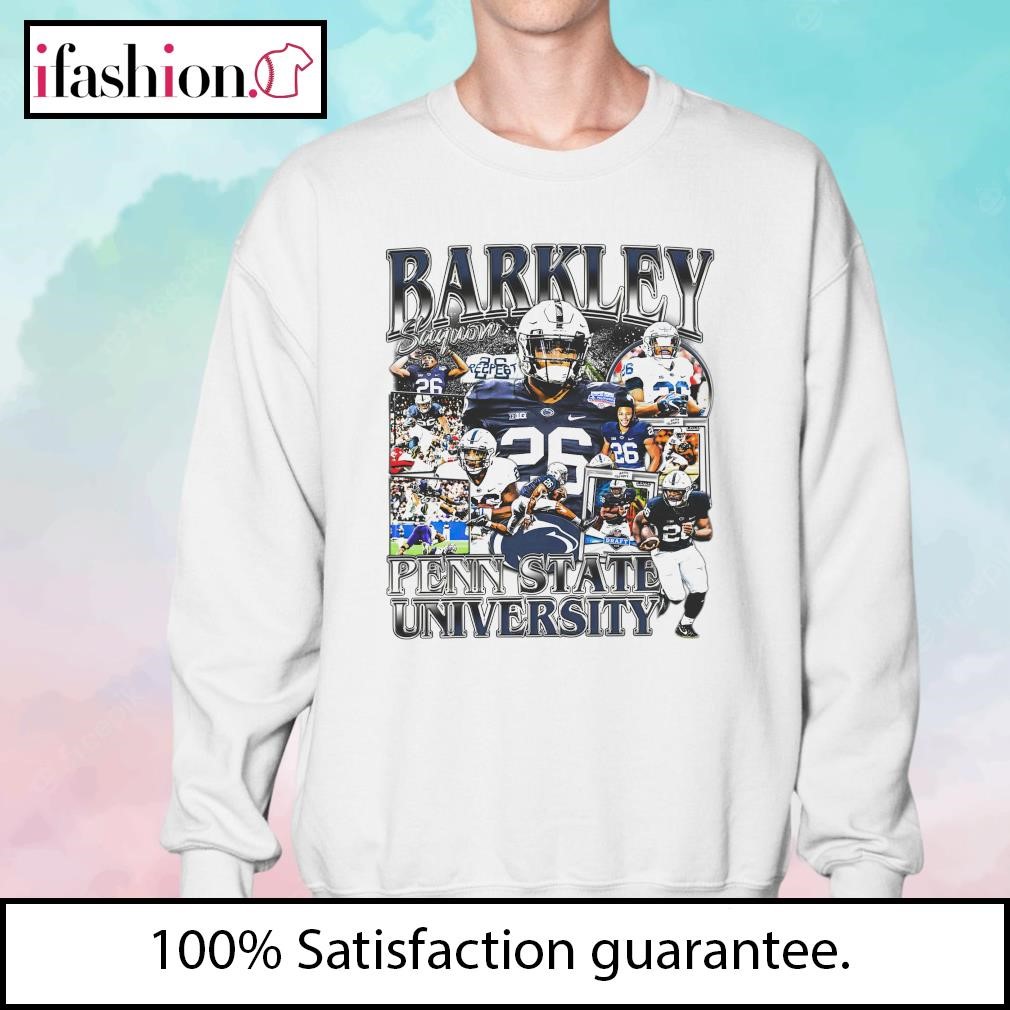 Saquon Barkley 26 Penn State University football player Vintage shirt,  hoodie, sweater, long sleeve and tank top