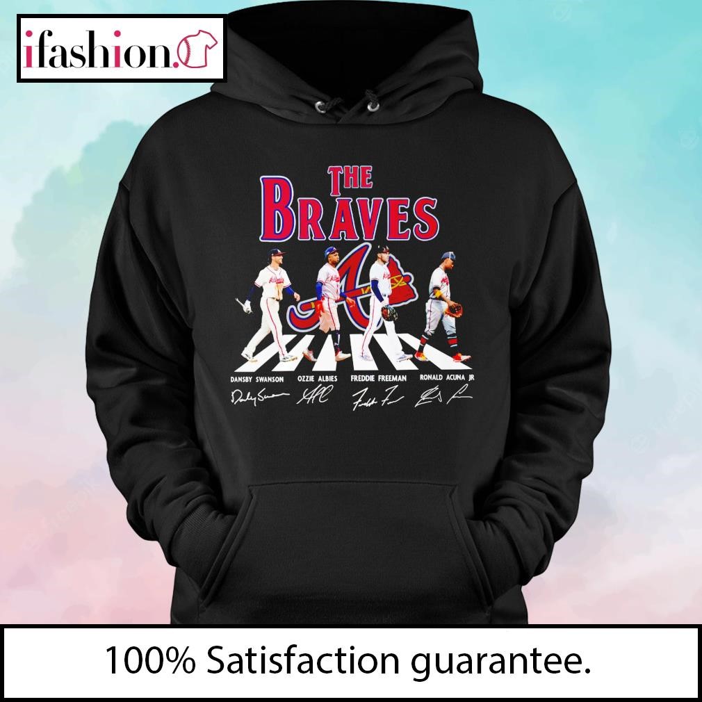 The Braves Abbey Road signatures shirt, hoodie, sweater, long